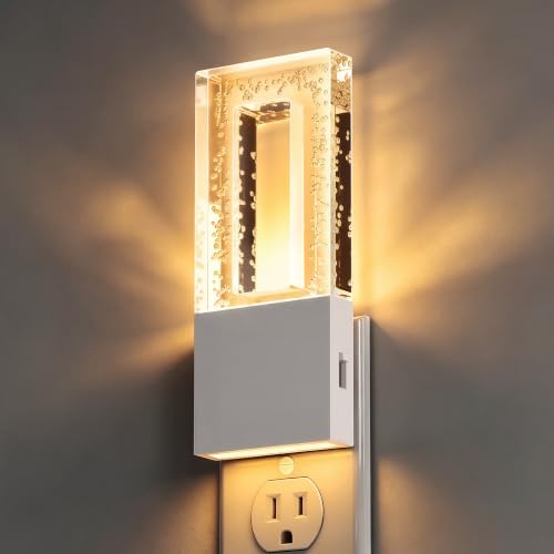 DORESshop Night Lights Plug Into Wall, Bubble Acrylic Night Light by DORESshop
