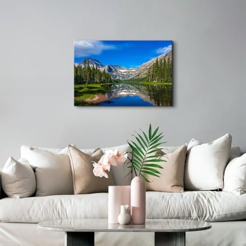 Nature Mountain Wall Art for Living Room Banff National Park Posters Colorado - Image 2