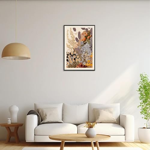 Vintage Japanese Wildflower Wall Art Abstract Botanical Floral Poster Nature - Image 4