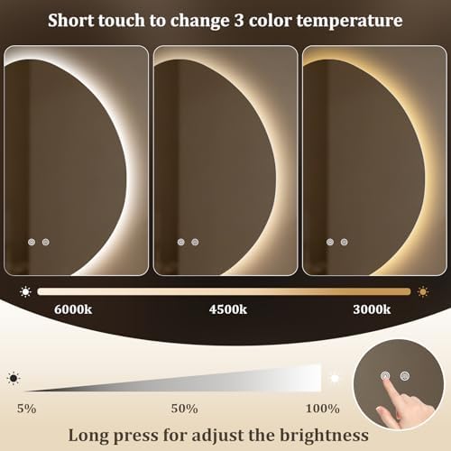 WallBeyond LED Bathroom Mirror - Image 2