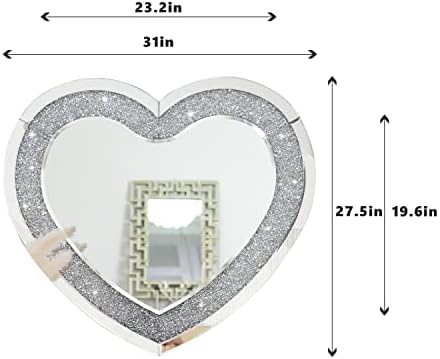 SHYFOY Heart Decorative Wall Mirror - Image 5