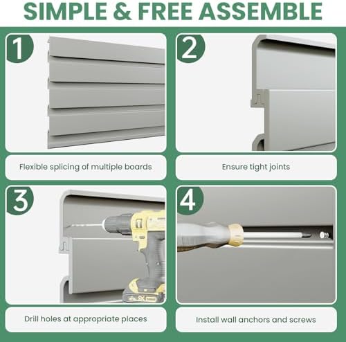 Slatwall Panel Wall Storage Systems, 4x8 ft - Image 5