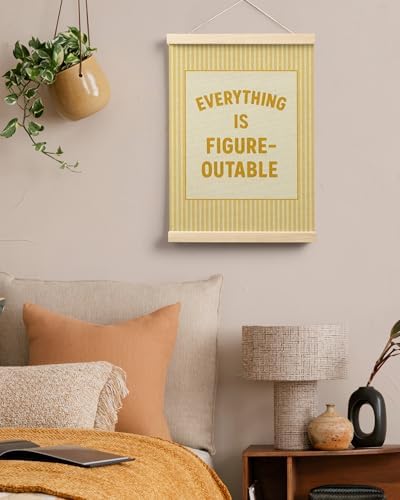 FGFK Everything Is Figureoutable Positive Affirmations Wall Art Poster Hanger - Image 5