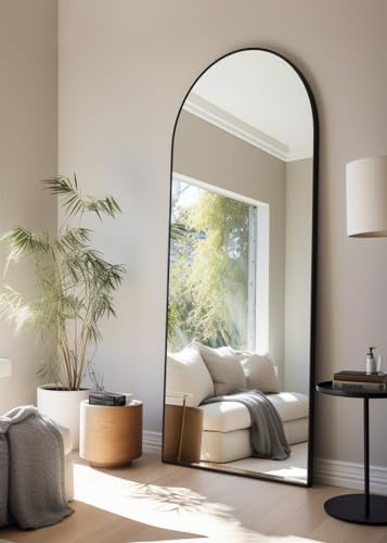 65''x22'' Arched Full Length Mirror, Floor Mirror by TinyTimes