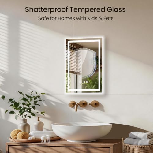 16"x24" LED Bathroom Mirror - Image 5