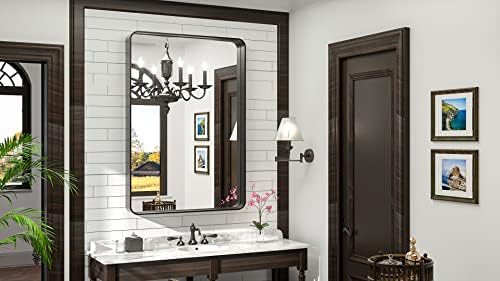 TokeShimi 24 x 36 Inch Black Mirror Wall Mirror - Image 2