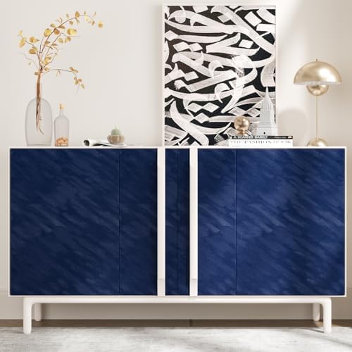 Navy Blue Velvet Drawer Liner Self Adhesive Velvet Flocking Liner - Image 6