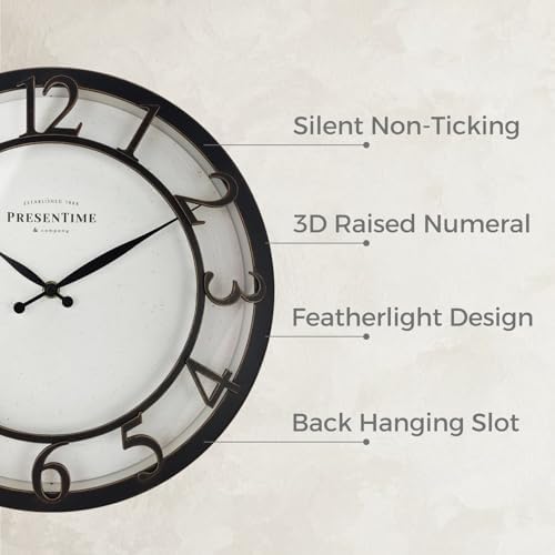 Presentime 13" Farmhouse Series Wall Clock - Image 2