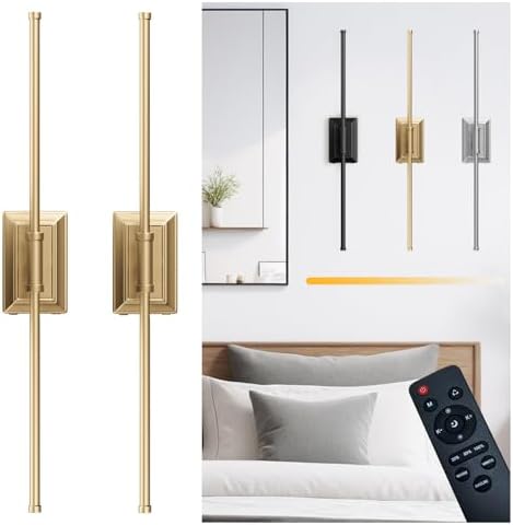 Battery Operated Wireless Wall Sconce by Unknown