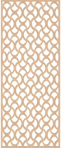 Resort Decorative Pierced Fretwork Wood Wall Panels, 13 3/8"W x 34 3/8"H x 1/4"T - Image 2
