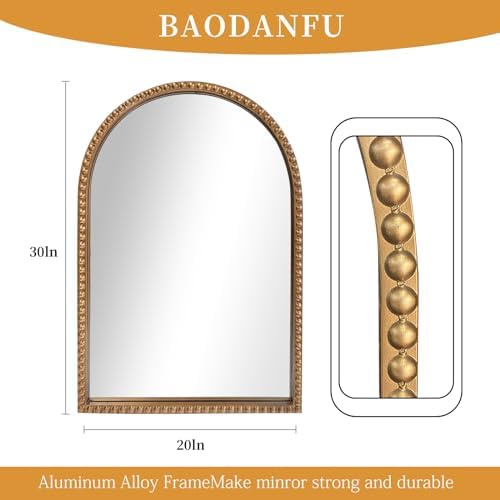 BAODANFU Traditional Arch Mirror - Image 3
