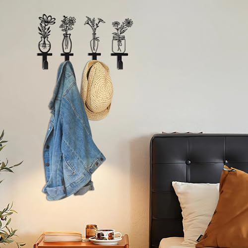 Metal Flower Wall Hooks - Image 4
