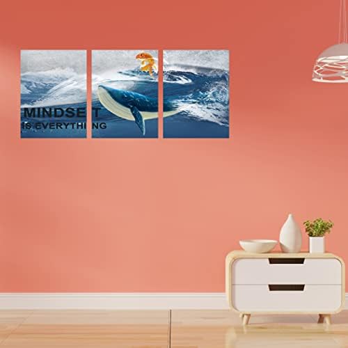 Inspirational Canvas Paintings 3 Panels Motivational Wall Art Inspirational - Image 4