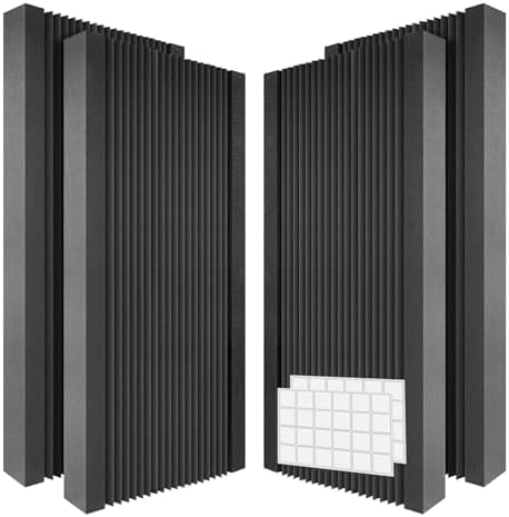 Garvee 2-Pack Acoustic Panels 48"X24"X2" Sound Proof Foam Panels by Garvee
