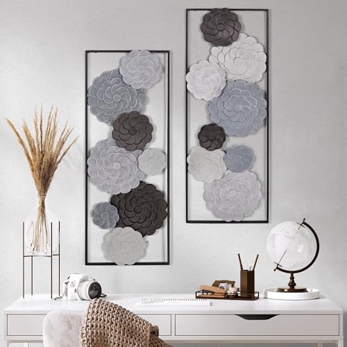 Oakrain 2 PCS Metal Wall Art - Image 5