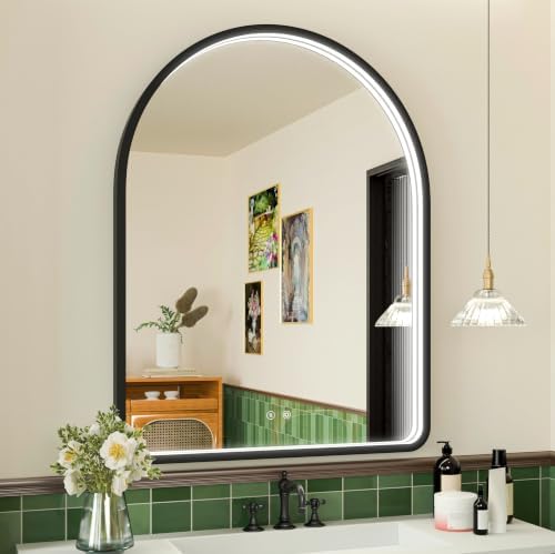 40"x30" Black LED Bathroom Mirror by JSneijder