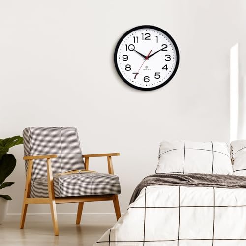 Roymnie 12 Inch Atomic Wall Clock, Battery Operated Silent Non Ticking - Image 6