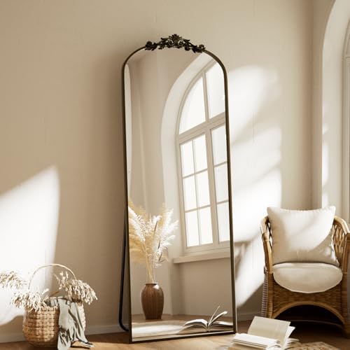BEAUTYPEAK 56" x 21" Full-Length Baroque Arch Mirror - Image 6
