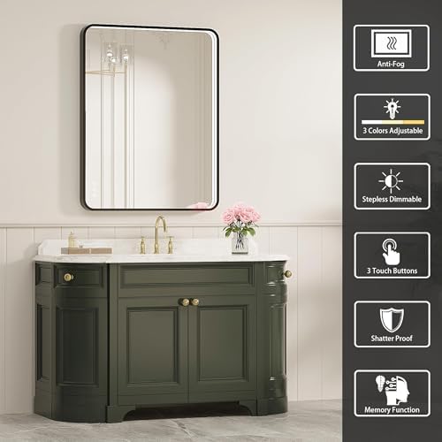 28x36 Inch LED Bathroom Mirror - Image 2