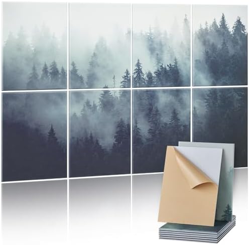VEVOR 8 Pack Art Acoustic Panels, 63 x 23.62 x 0.4 inch Soundproof Wall Tiles by VEVOR