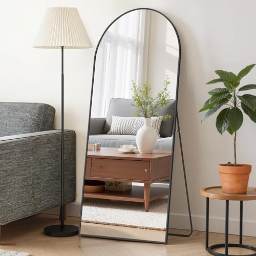 Mirror Full Length 56"x21", Arched Full Body Floor Mirrors by SageNest