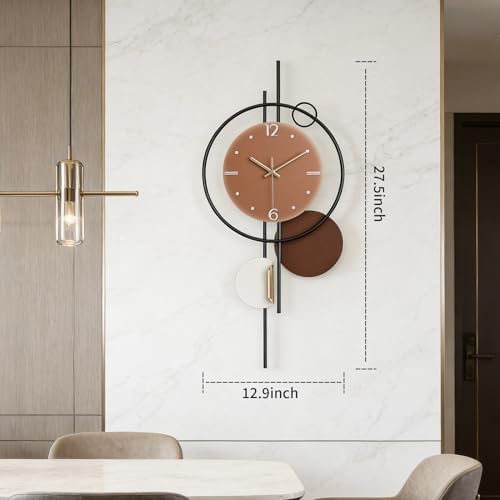 FILLOVE Large Wall Clocks for Living Room, Silent Non-Ticking Quartz Battery - Image 5