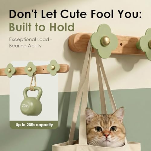Tindbea Upgreded Heavy Duty Coat Rack Wall Mount - Image 6