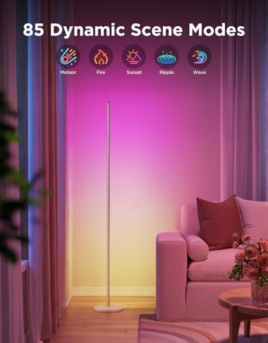 Govee RGBIC Floor Lamp Basic, 1000lm LED Corner Lamp - Image 6