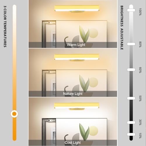 EUIOKUN LED Picture Light Battery Operated Wall Sconces - Image 3