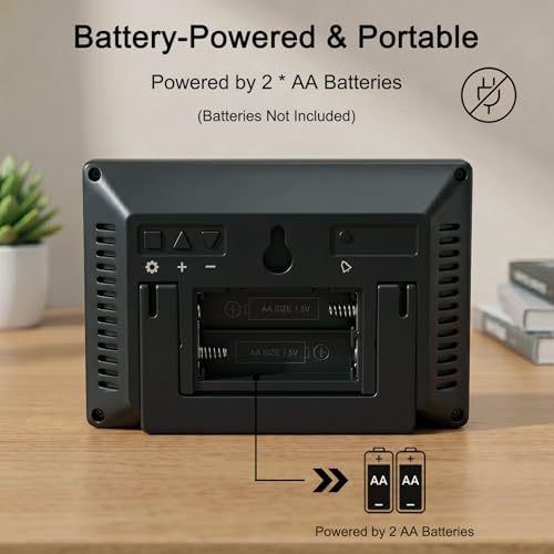 Digital Wall Clock Battery Operated - Image 3