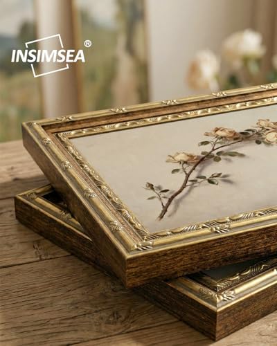 InSimSea Gold Framed Floral Wall Art - Image 2
