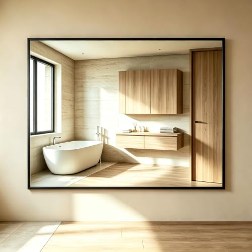DUMOS 30"x36" Rectangle Wall Mirror, Bathroom Mirrors by DUMOS