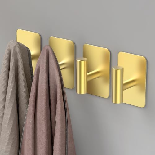 Aikzik 4 Pack Large Heavy Duty Wall Hooks - 26lb Max - Image 2