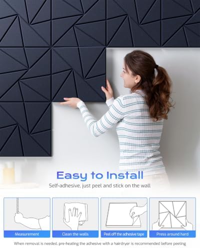 12 Pack Acoustic Panels, Sound Proof Foam Panels - Image 6