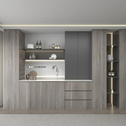 BOMENG Gray Wood Grain Contact Paper Peel and Stick Wallpaper Vinyl Wrap - Image 4
