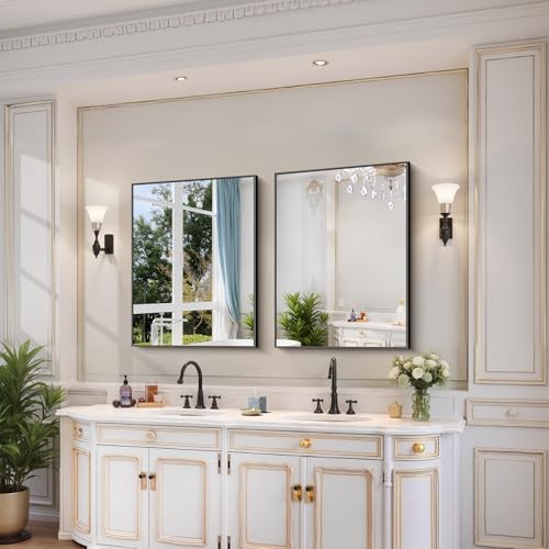 YIROMAN Bathroom Mirror 24"x32", Rectangular Vanity Mirror - Image 2