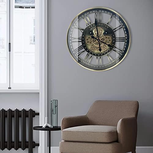 Real Moving Gears Wall Clock Large Modern Metal Clocks - Image 6