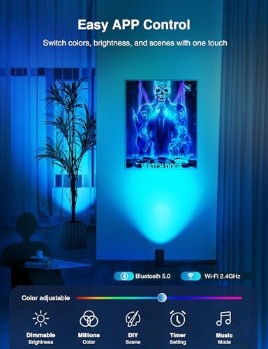 SUNVIE 5W Smart Floor Can Light Dimmable Uplights Indoor - Image 2