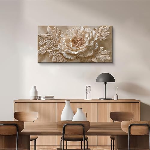 Tsomzxng Modern Canvas Flower Wall Art Decor - Image 3