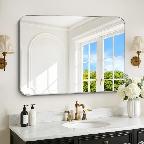 DESBING 40"x30" Bathroom Mirror by DESBING