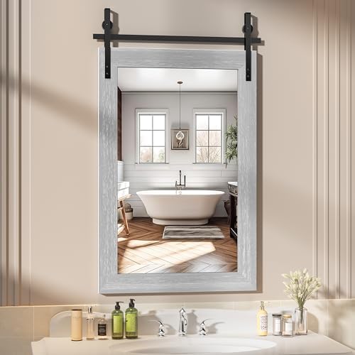 Hasipu Farmhouse Bathroom Mirror by Whatssuitableisthebest