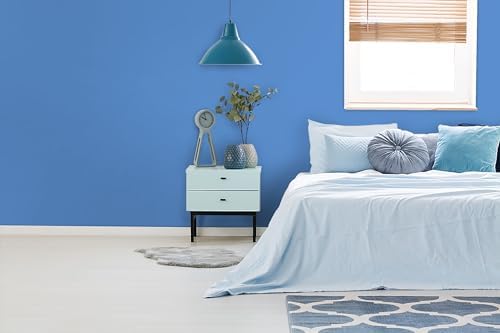 15.7" x 197" Blue Contact Paper Peel and Stick Wallpaper - Image 3