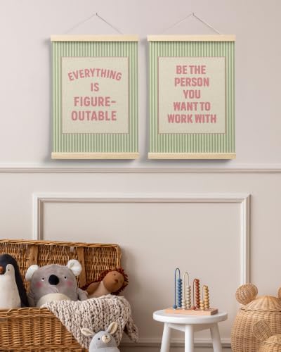 FGFK Positive Affirmations Wall Art Poster Hanger Frame 12x16 Inch - Image 6