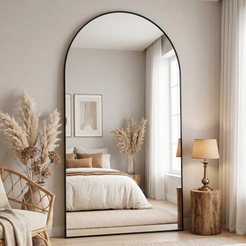 86"x46" Arched Full Length Mirror, Large Floor Mirror - Image 2