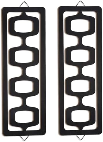 CroBlissful 2pcs Mid Century Modern Wall Art Geometric Wall Decor by CroBlissful
