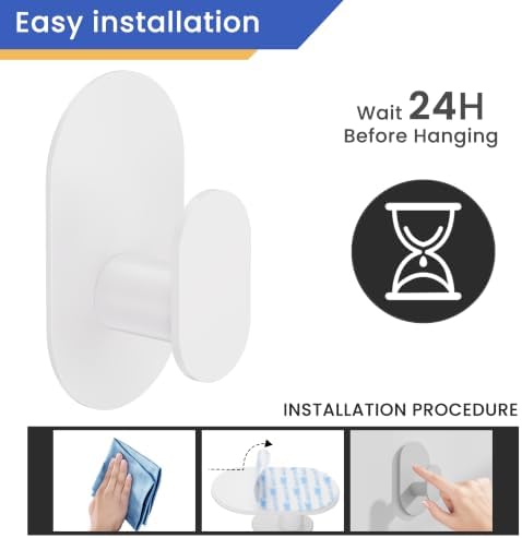 Aikzik Adhesive Towel Hooks - Image 6