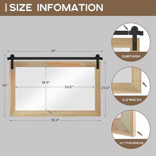 COGOOD Farmhouse Bathroom Mirrors - Image 4