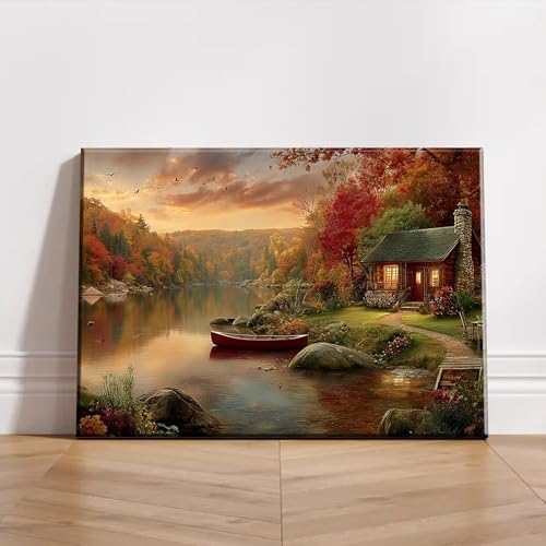 Serene Landscape Canvas Wall Art - Image 2