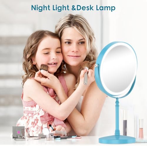 DEIOVWXS Makeup Mirror, Rechargeable Vanity Mirror - Image 7