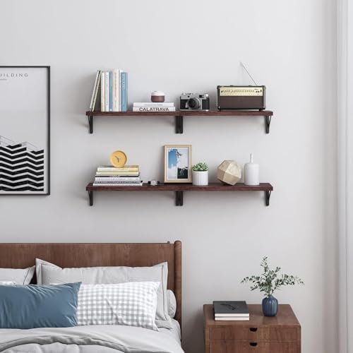 YGEOMER 4 Different Sizes Floating Shelves - Image 7
